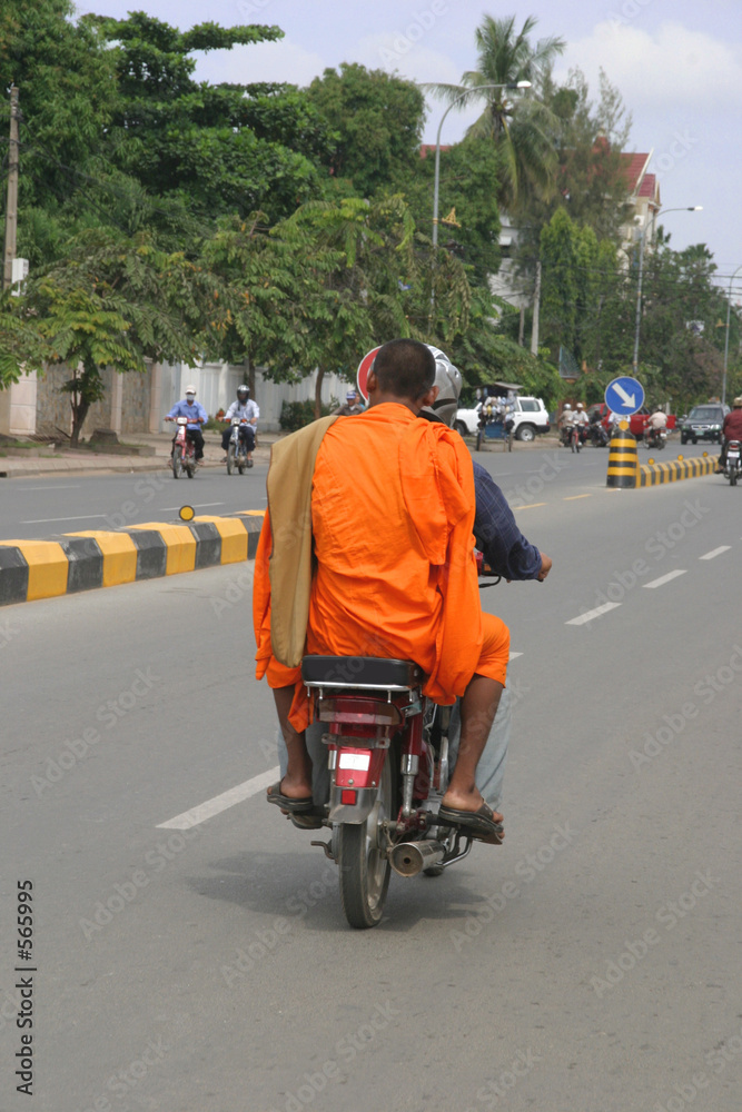 motorbike monk