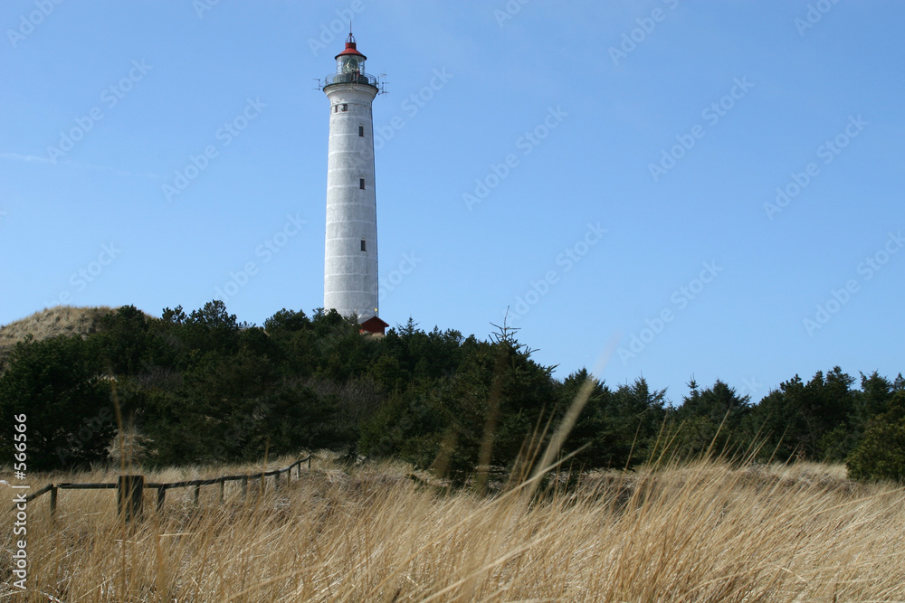 leuchtturm in den dünen