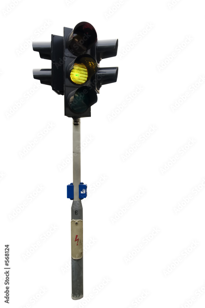 Obraz na plátně traffic light isolated