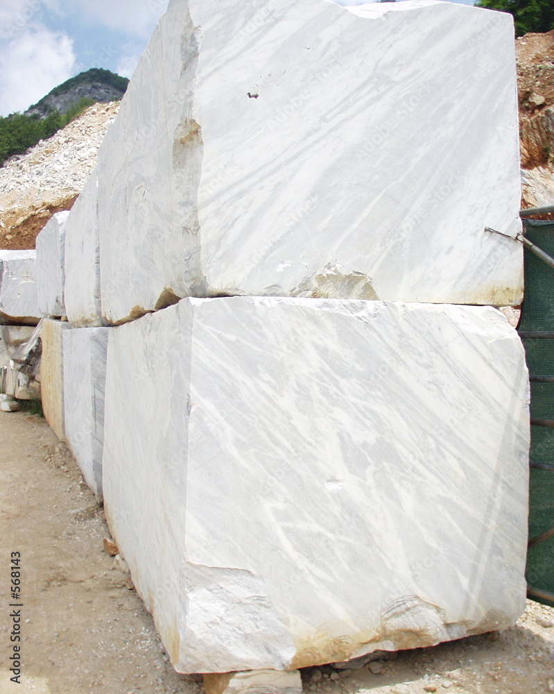 blocs de marbre