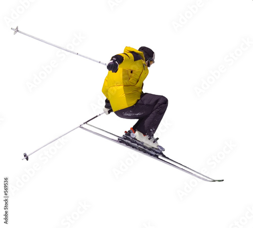 skier jumping photo