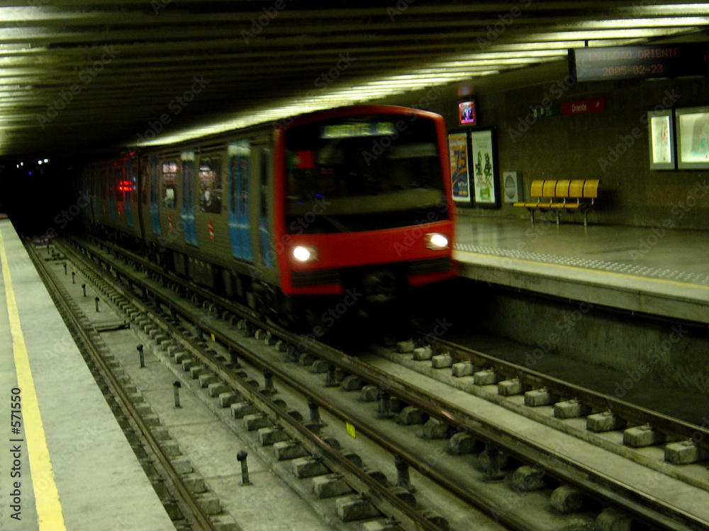 Fototapeta premium métro lisbonne
