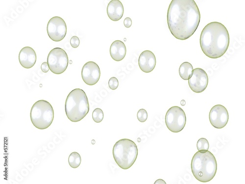 bubbles on air