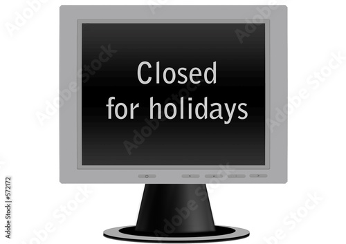 closed for holiday