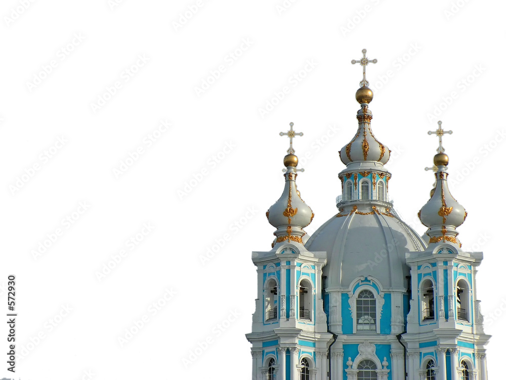 Fototapeta premium smolny cathedral. st.petersburg