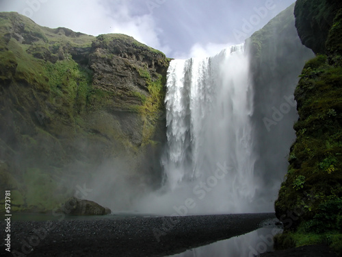 wasserfall skogafoss  island