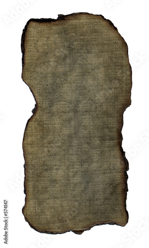 grunge vintage paper: burnt brown small