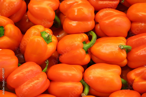 vegetable - orange bell pepper