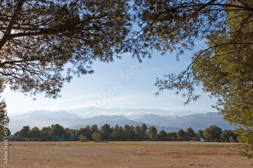 sierra nevada mountains in spain near granada