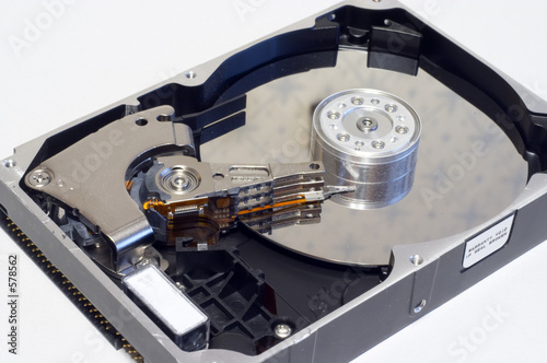 uncovered hard disk photo