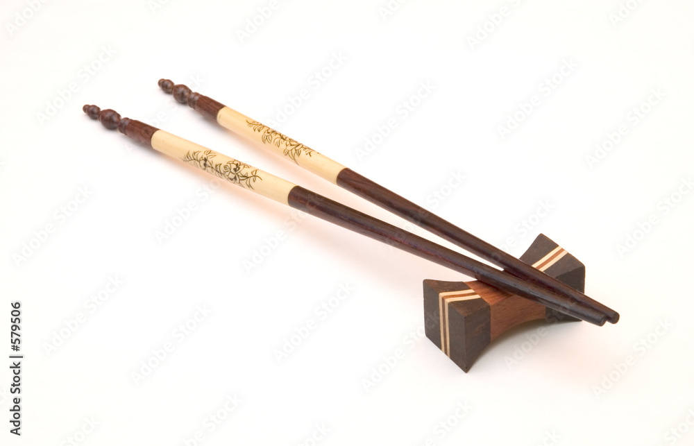 Naklejka premium ivory chopstiks