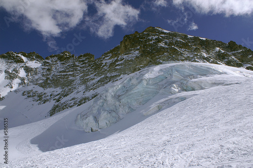 séracs à la meije (la grave 05) photo