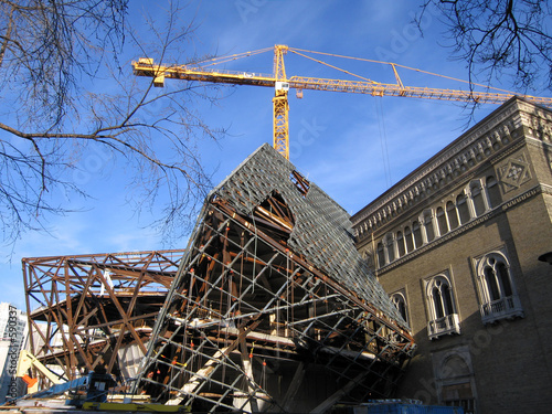 Photography royal ontario museum construction