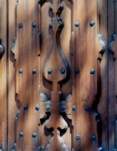weathered wood gate