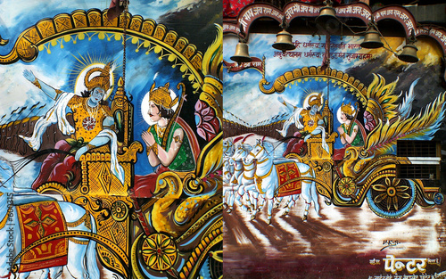 peintures murales indiennes