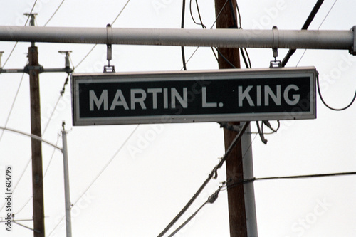 streetsign: martin l king