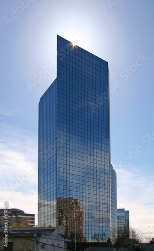skyscraper with halo