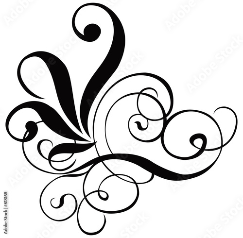 scroll, cartouche, decor