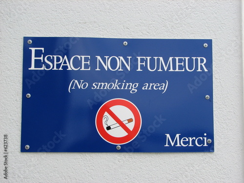 espace non fumeur