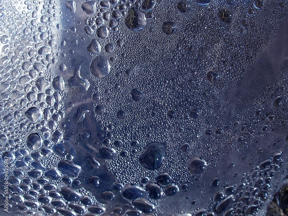 Fotografie wet gray glass
