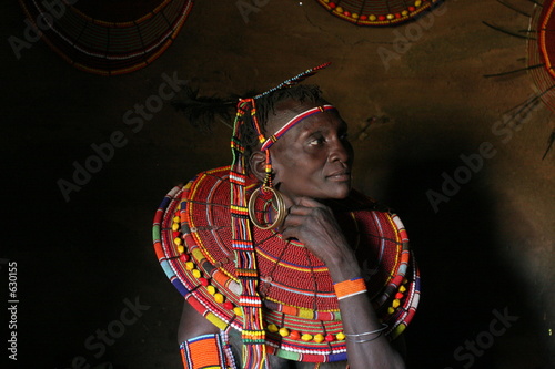 portrait de femme samburu