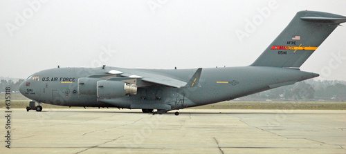 military transport plane