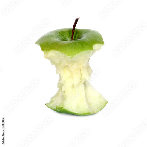 green apple core