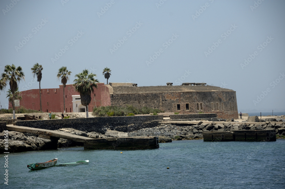 fort on island of gorée