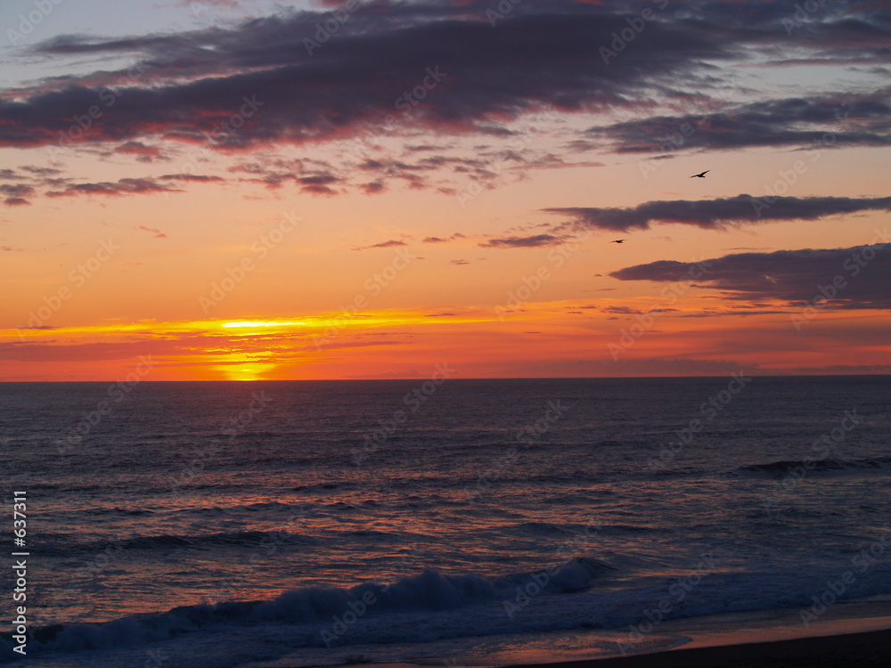 oregon beach sunset