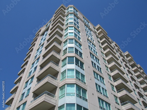 highrise condominium apartment building