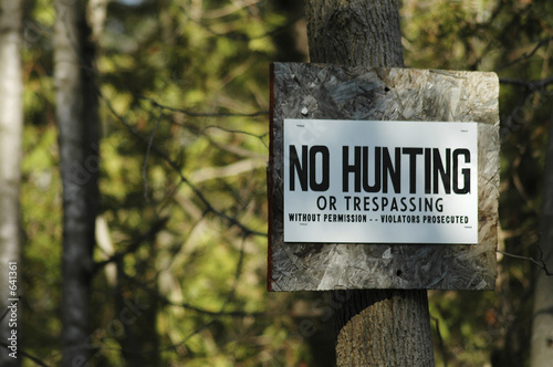 no hunting