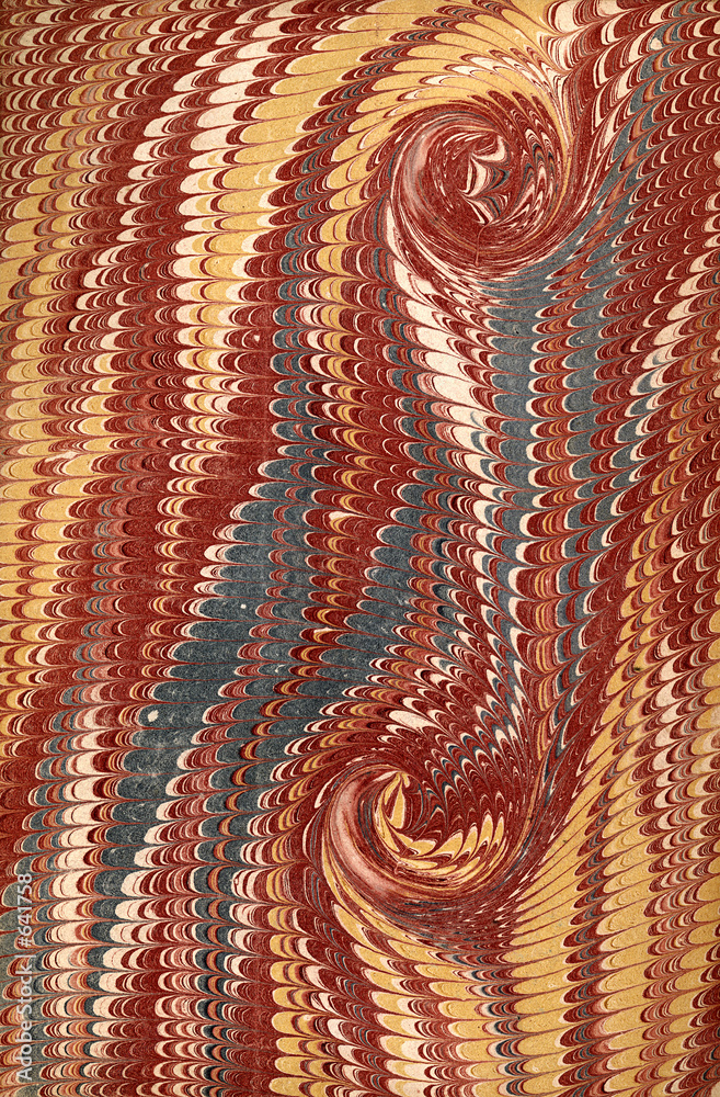 renaissance/victorian marbled paper 41 renaissance/victorian marbled paper 41