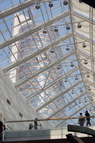 Canvas Print shopping  centre