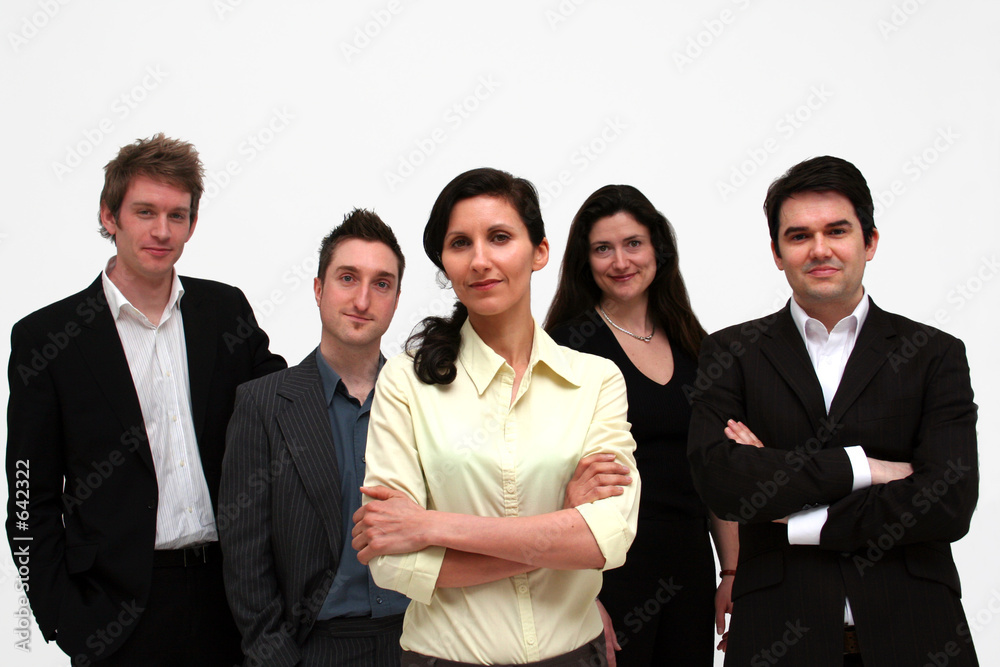 team business - 5 people
