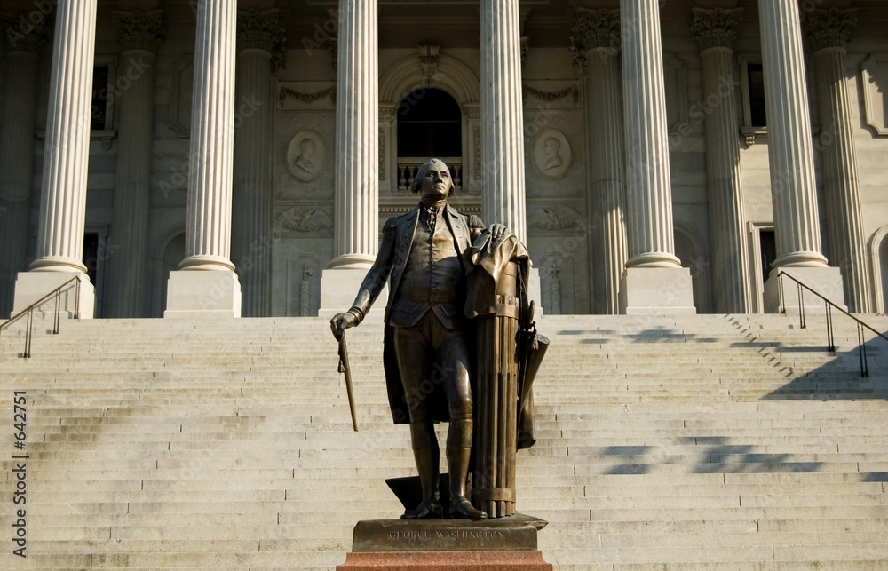 Fotografía george washington with columns