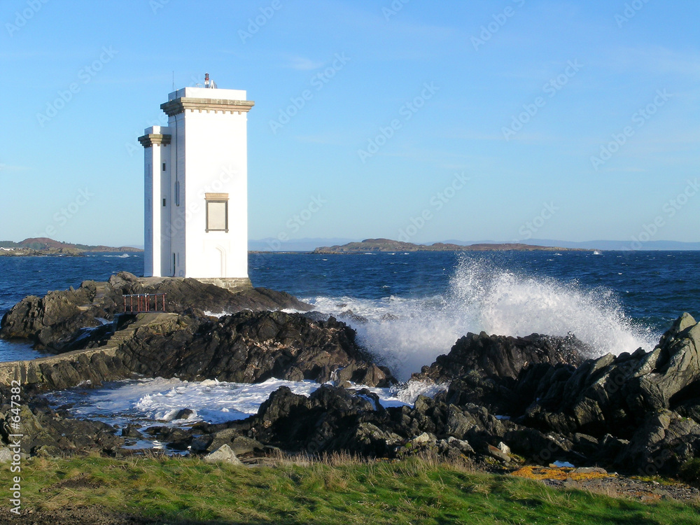 Fotografie carraig fhada lighthouse