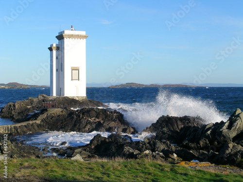 Canvastavla carraig fhada lighthouse