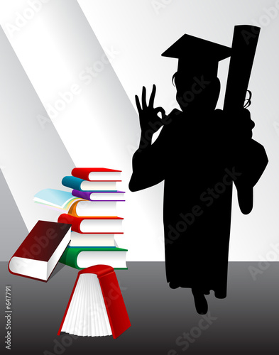 graduation (clipping path)