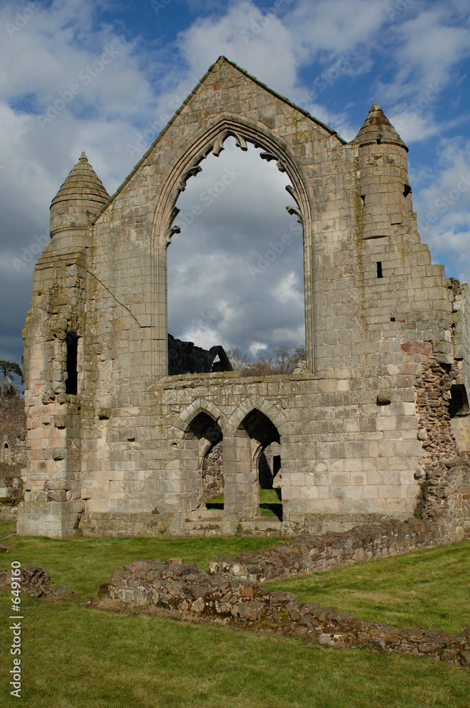 ruins of ancient abbey