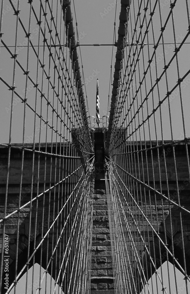 Fototapeta premium stary most brookliński
