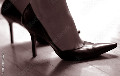 woman in high heels