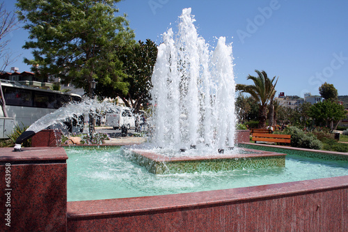 fountain in alanya turkey