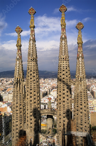 steeples of the sagrada familia #654377