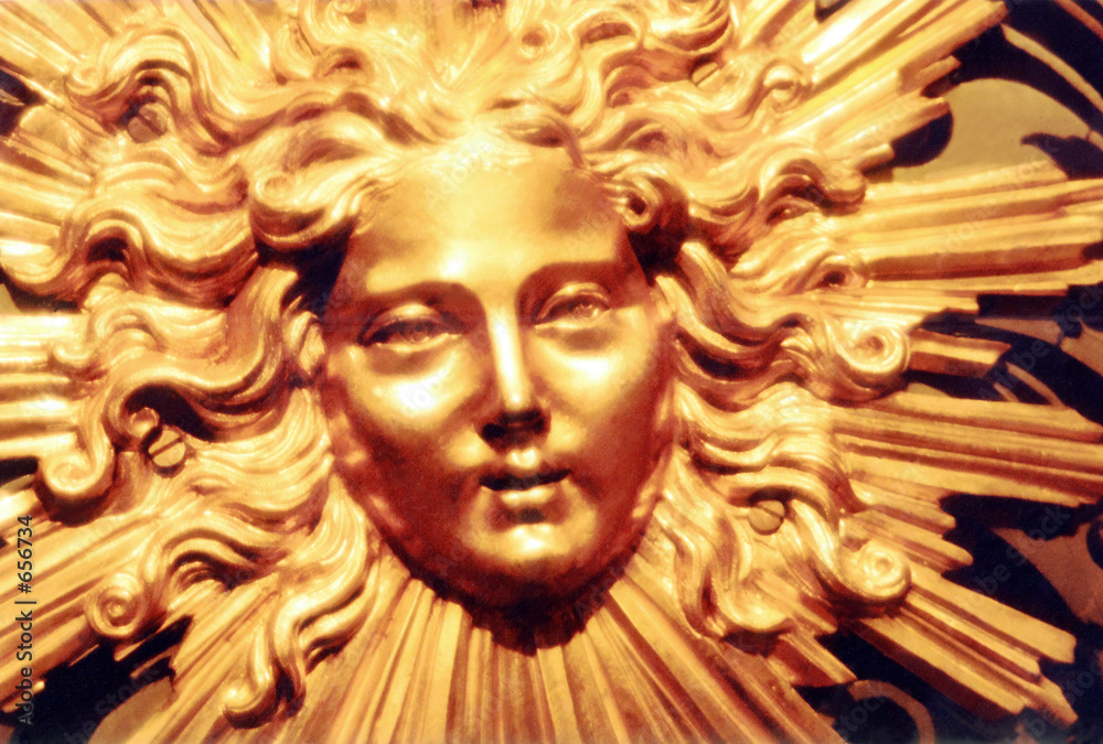 sun-face woman