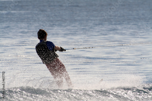 boy on waterski photo