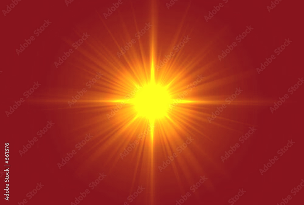 Obraz premium étoile orangée