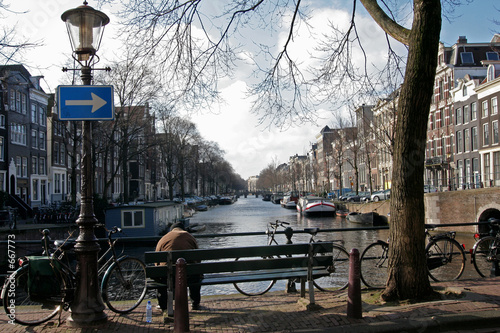 Photography wintermorgen in amsterdam
