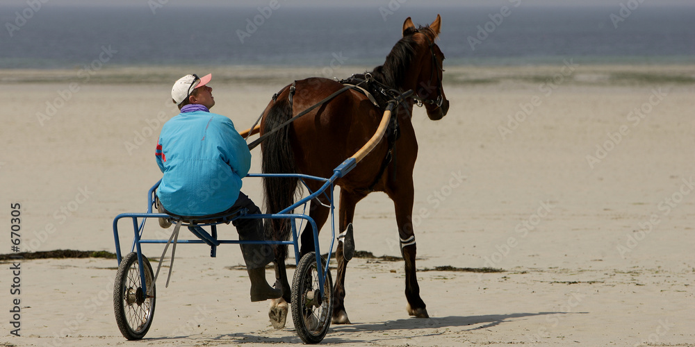 trotteur sur la plage trotteur sur la plage