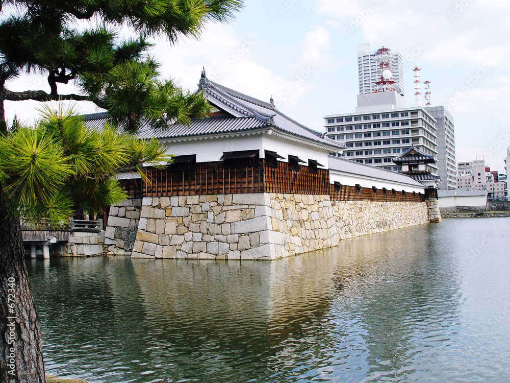 Obraz premium japan hiroshima castle