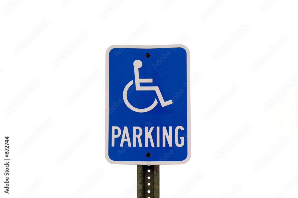 handicapped parking sign handicapped parking sign